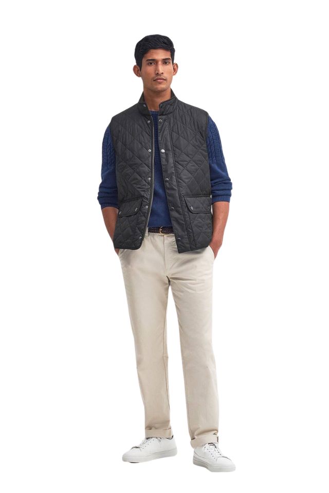 New Lowerdale Quilted Gilet - Black