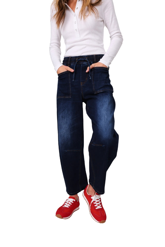 Leo Barrel Jeans - Ink