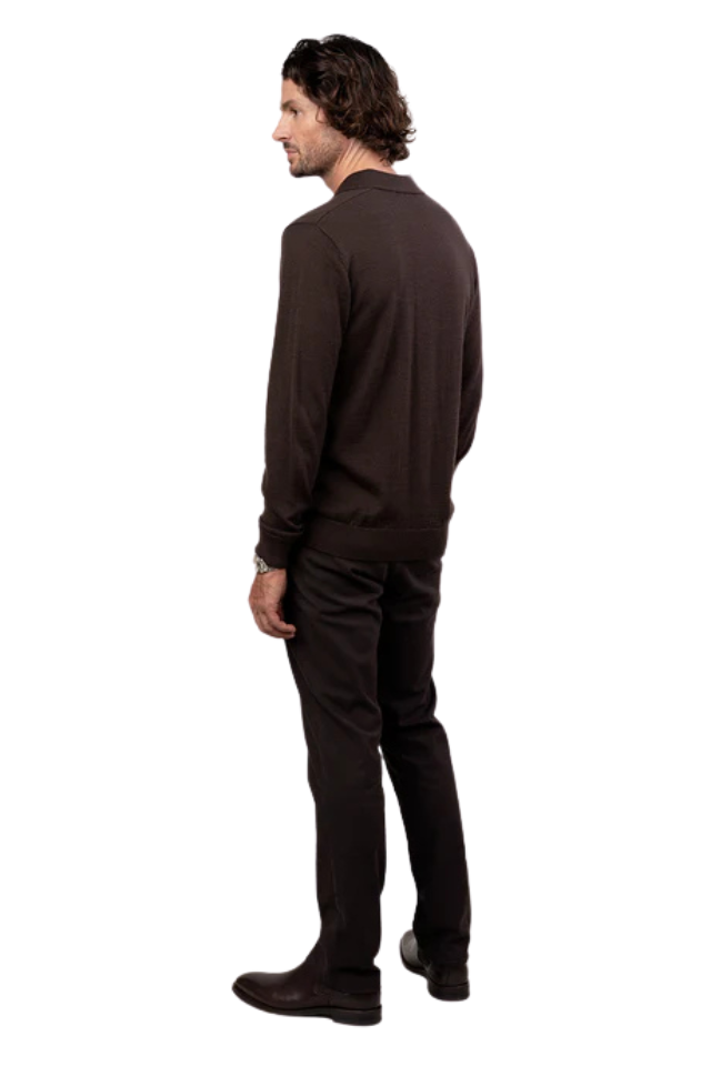 Tyler Birdseye Chino - Chocolate