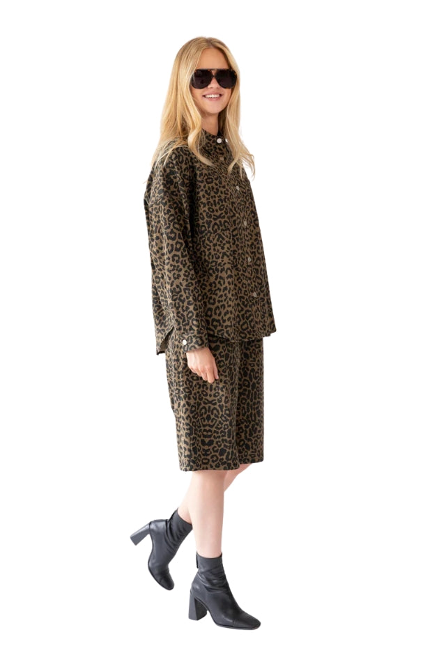 VeidaLL Shirt Long Sleeve - Leopard Print