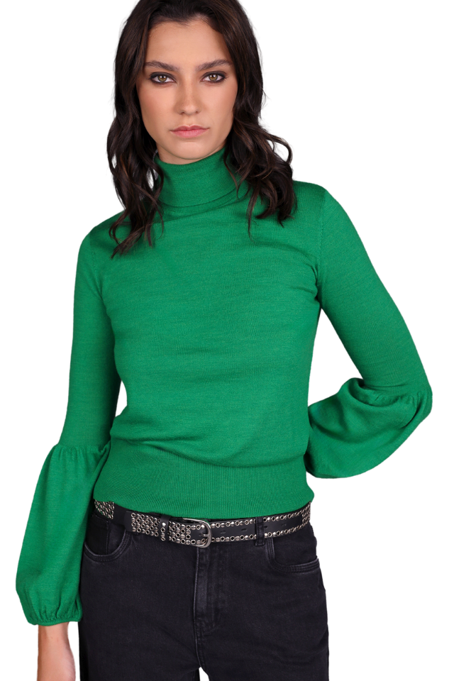 Roll Neck Merino Sweater