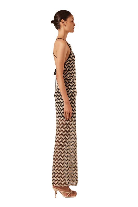 Noor High Neck Maxi Dress