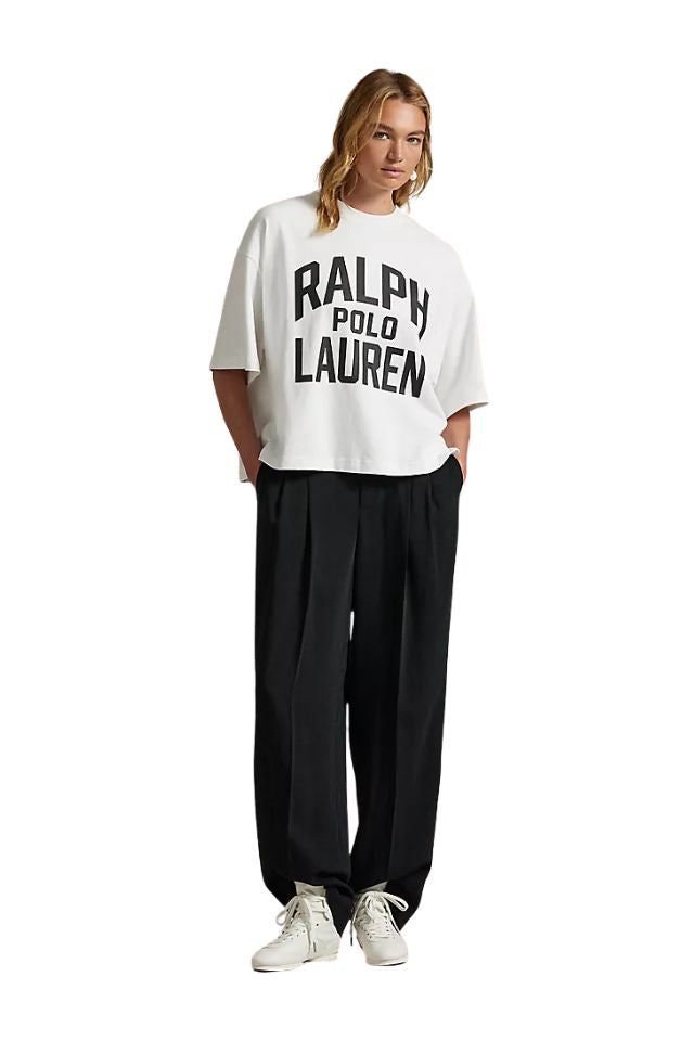 Logo Cotton Jersey Tee - White