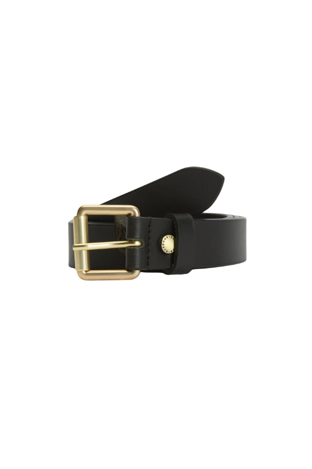 Maia Leather Belt - Black