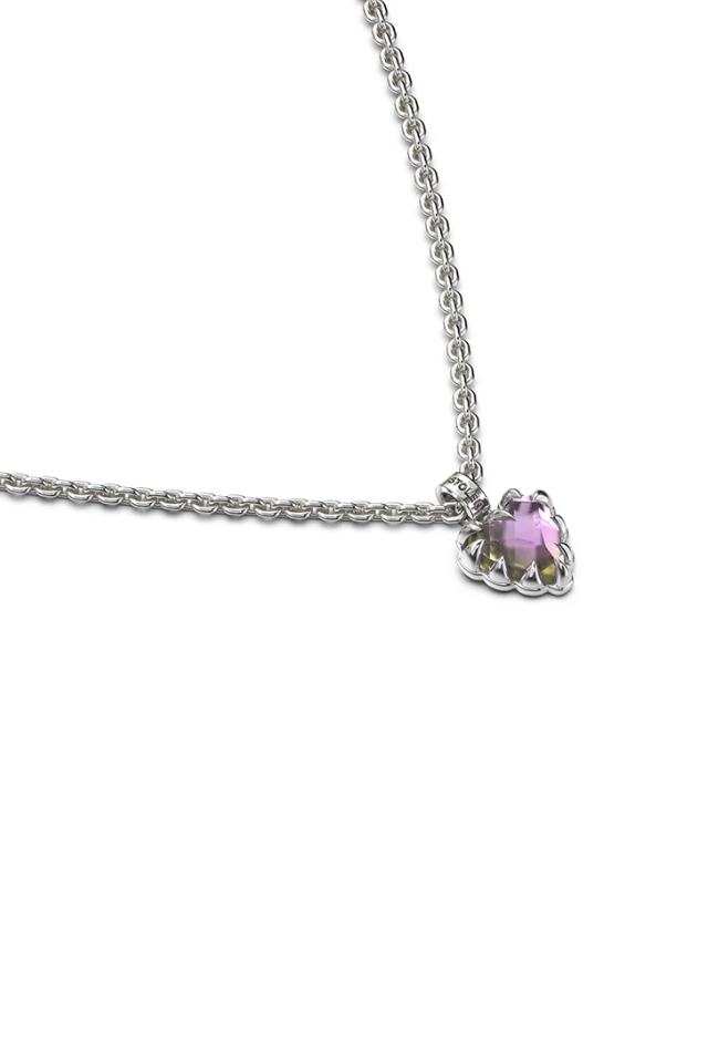 Mini Love Claw Necklace - Mystic Quartz