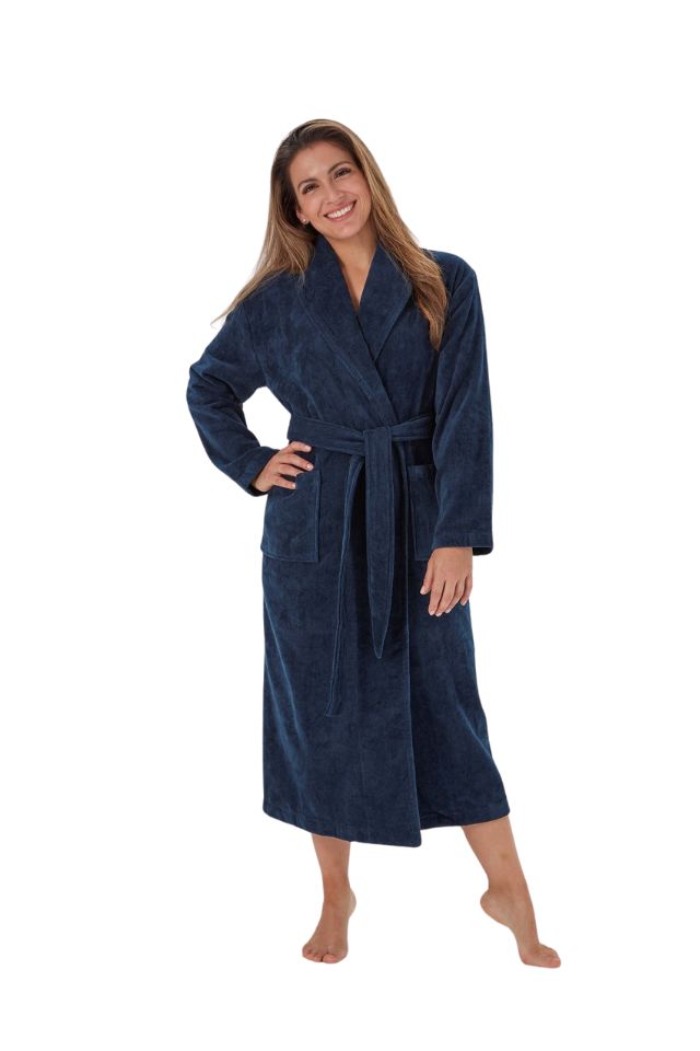 Freya Robe - Navy