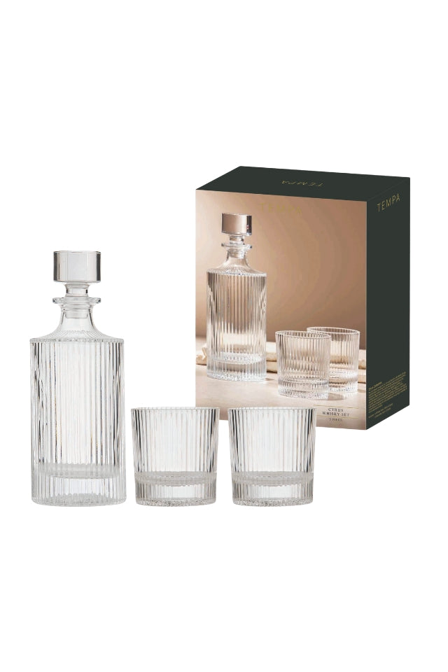 Cyrus Clear 3pc Whisky Set