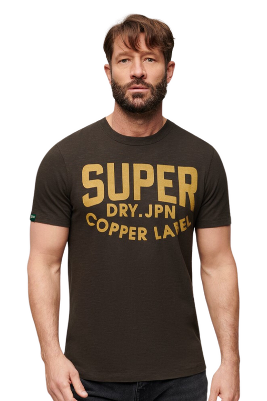 Copper Label Workwear Tee - Vintage Black Slub