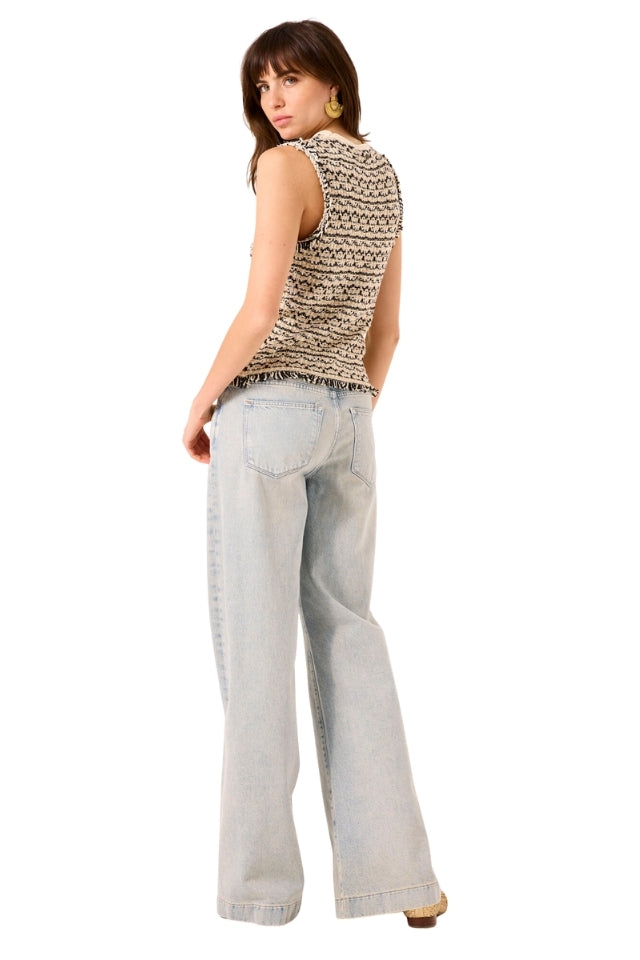 Structured Top - White cap