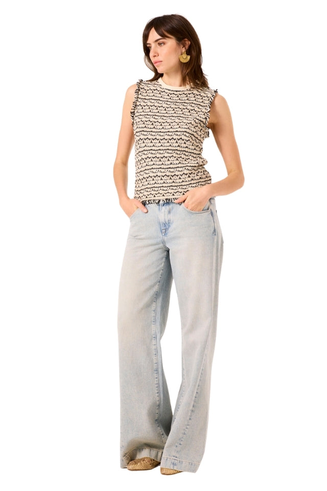 Structured Top - White cap