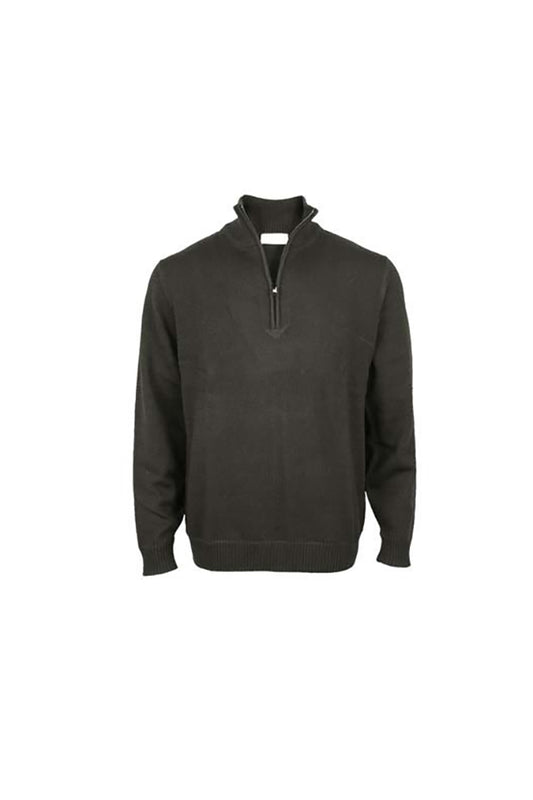 1/4 Zip Coverstitch Pullover