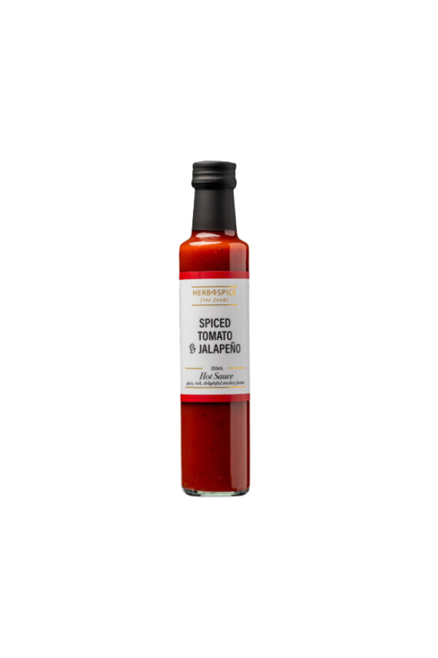 Spicy Tomato and Jalapeno Hot Sauce