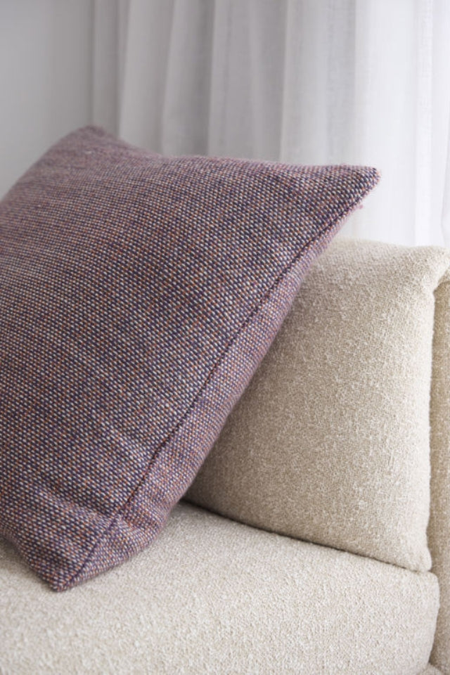 Misto Cushion Cover - Navy/Persimmon