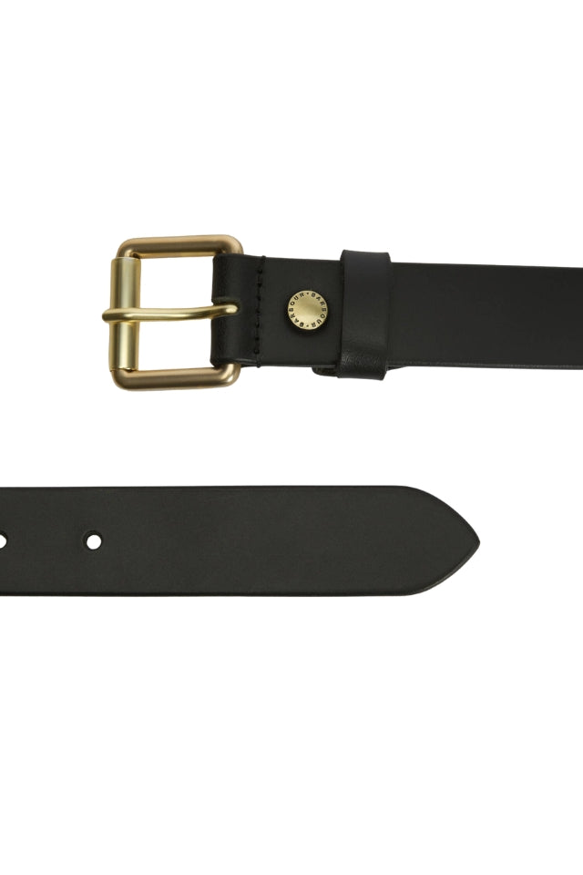 Maia Leather Belt - Black
