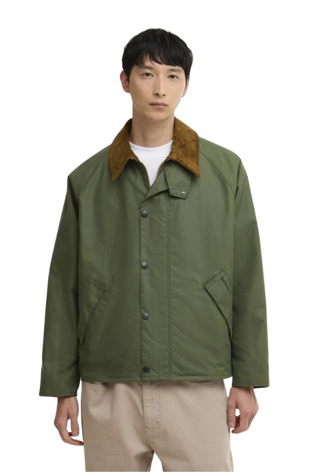 OS Transport Wax Jacket - Light Moss