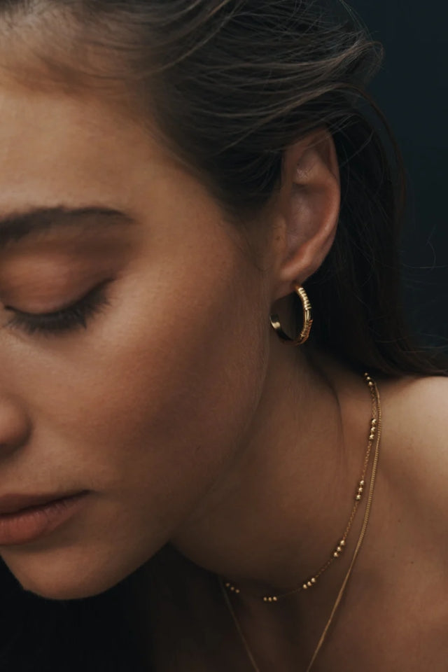 Alba Station Chain - Gold Vermeil