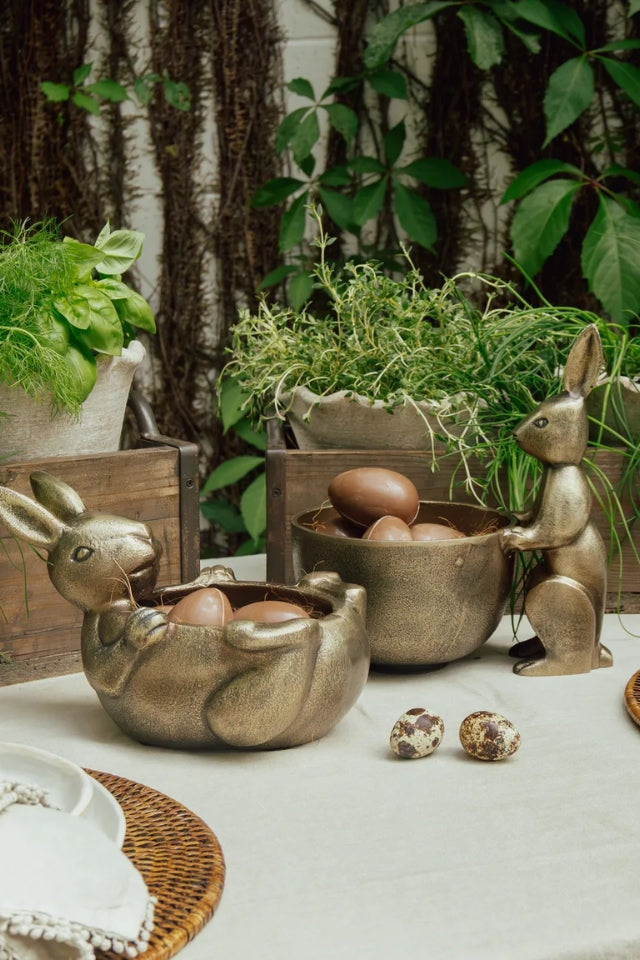 Rabbit Sweets Bowl Lying Down