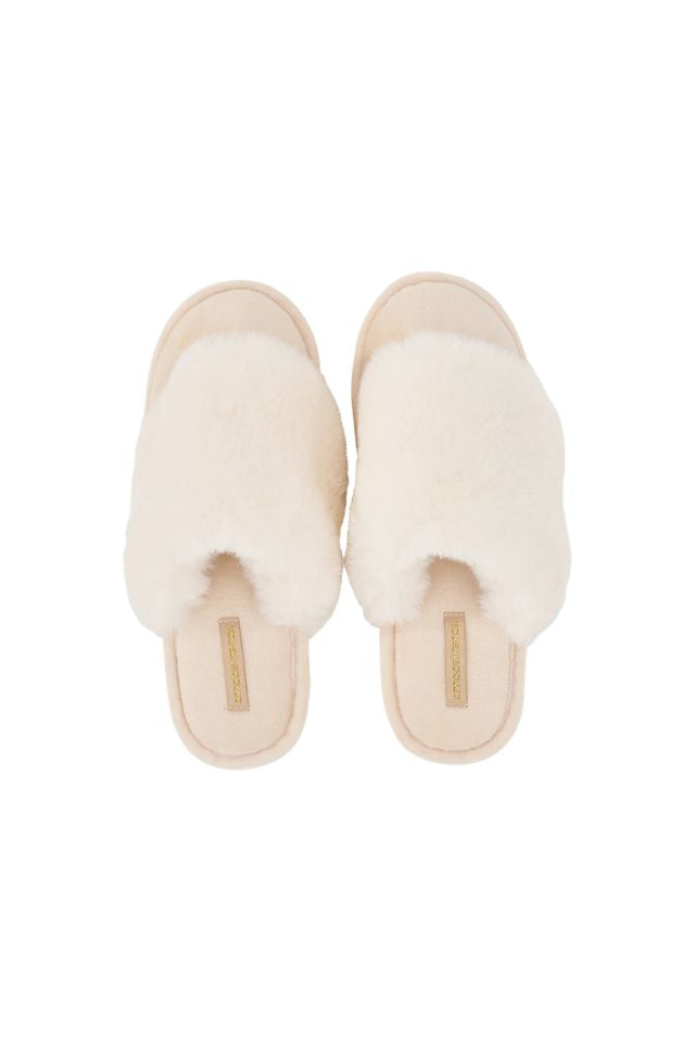 Cosy Luxe Slippers - Ivory