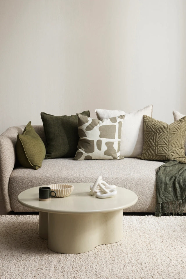 Flaxmill Cushion - Winter Moss