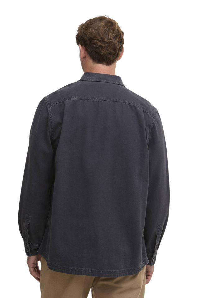 Lingfield Canvas Overshirt - Navy