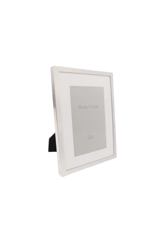 Picture Frame Silver White - 4x6