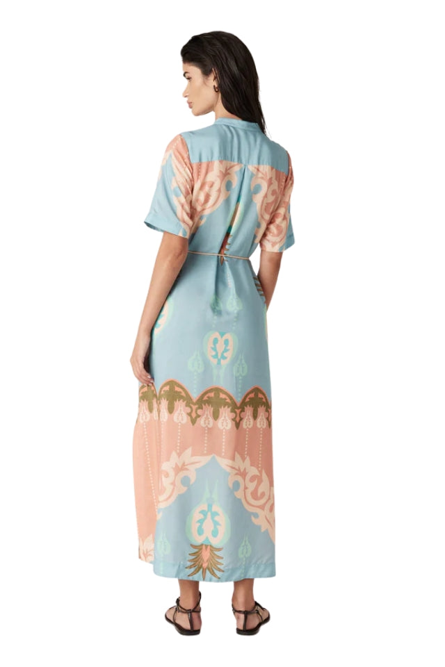 Pina Kaftan Dress - Desert Print