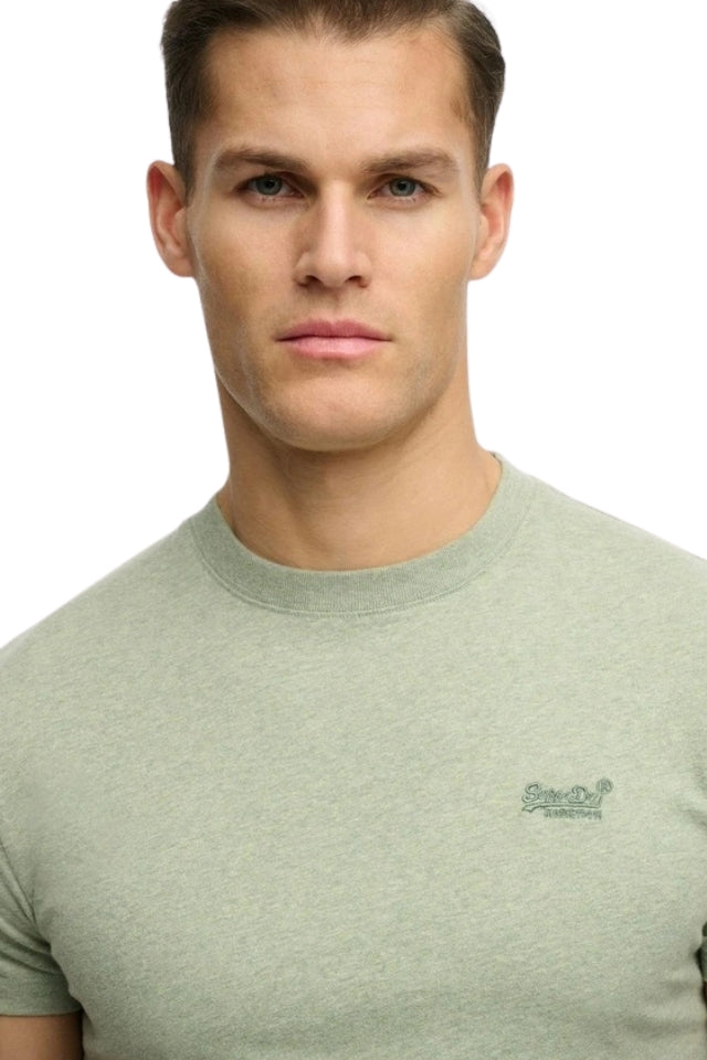 Essential Logo Tshirt - Vintage Sage Green Marle