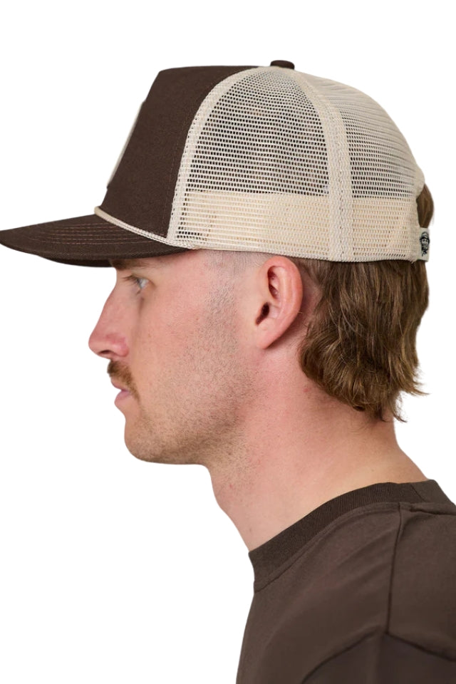 Beers Before Lunch Lorry Cap - Brown/off White
