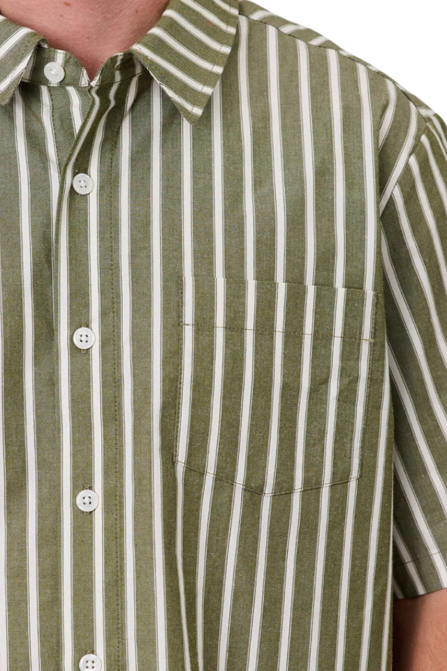 Ballast Shirt - Khaki Stripe