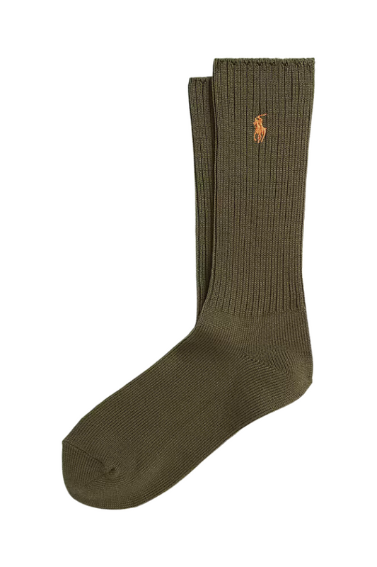 Cotton Blend Crew Socks