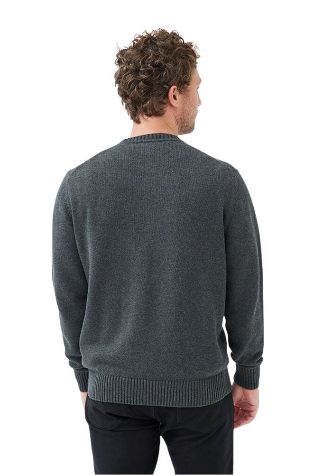 Gunn Crew Knit - Charcoal