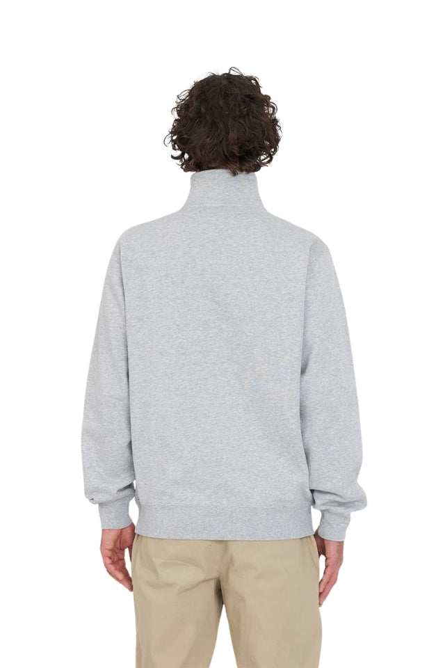 Classic 1/4 Zip Jersey/ 3 Ball - Grey