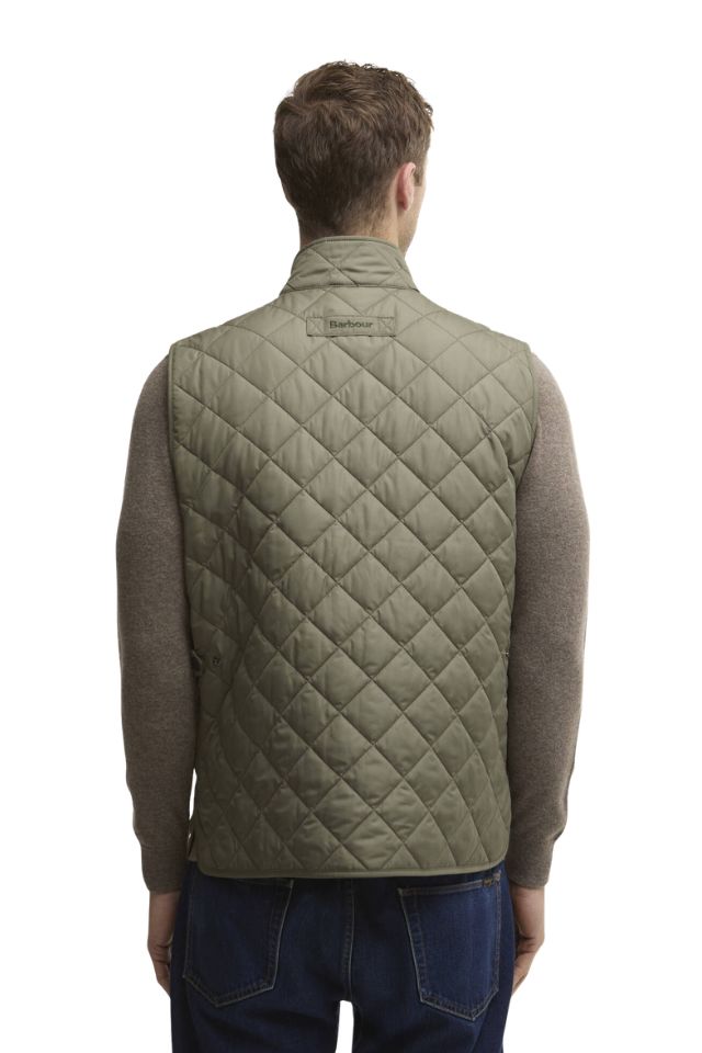 New Lowerdale Quilted Gilet - Dusty Olive