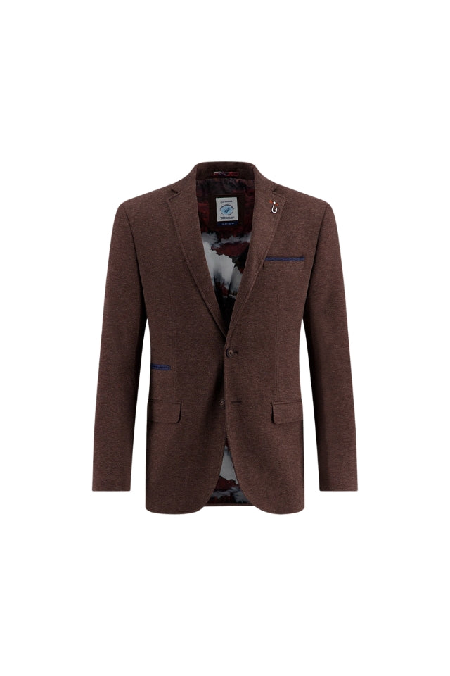 Pique Blazer - Brown