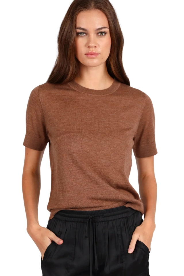 Merino Classic Tee - Cinnamon