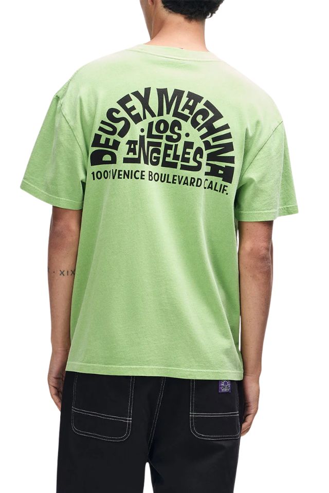 Los Angeles Address Tee - Parrot Green