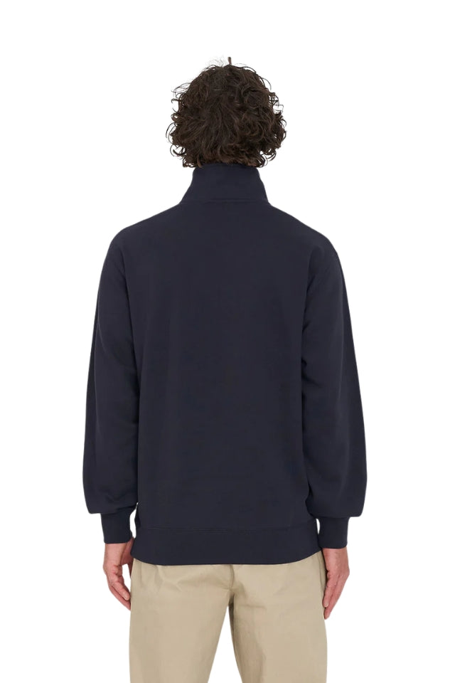 Classic 1/4 Zip Jersey/ 3 Ball - Navy
