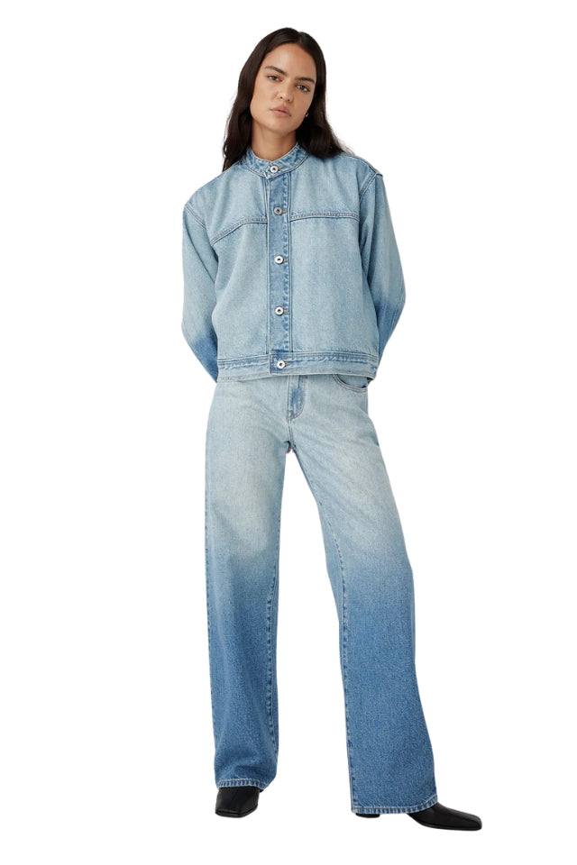 Lexie Denim Jacket - Lucid Ombre