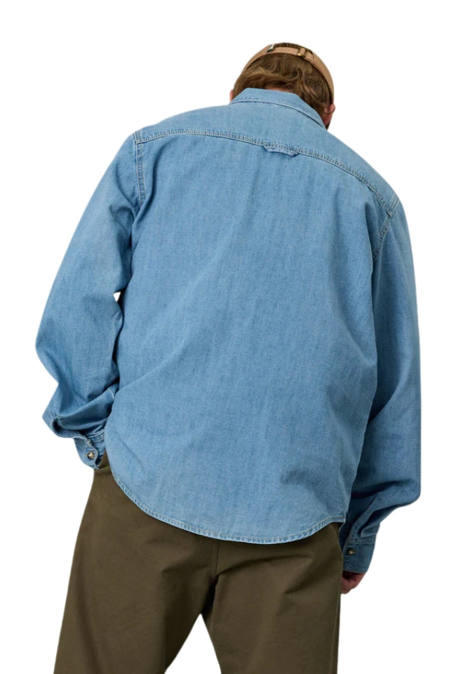 Loyalty Denim Shirt - Light Blue
