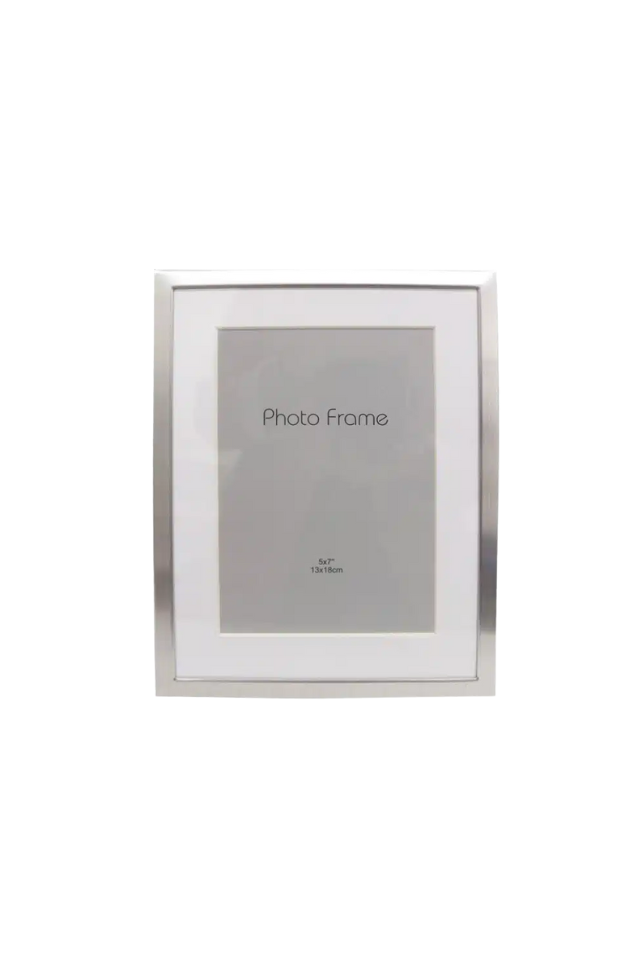Picture Frame Silver White - 5x7