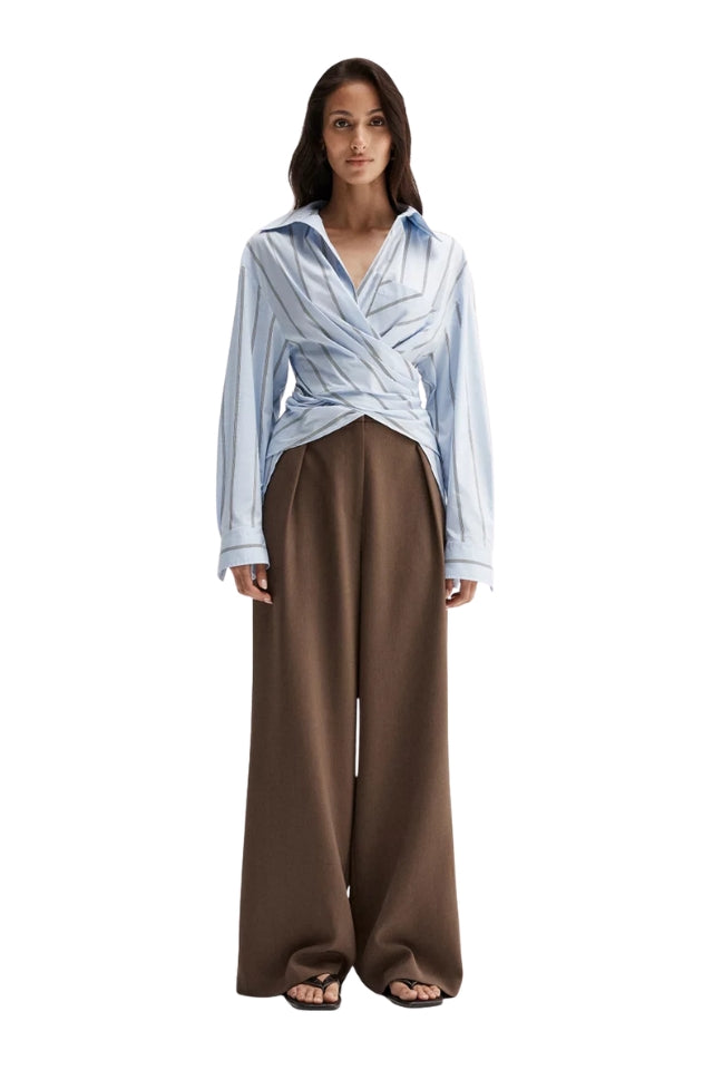 Dominic Stripe Shirt - Blue Stripe