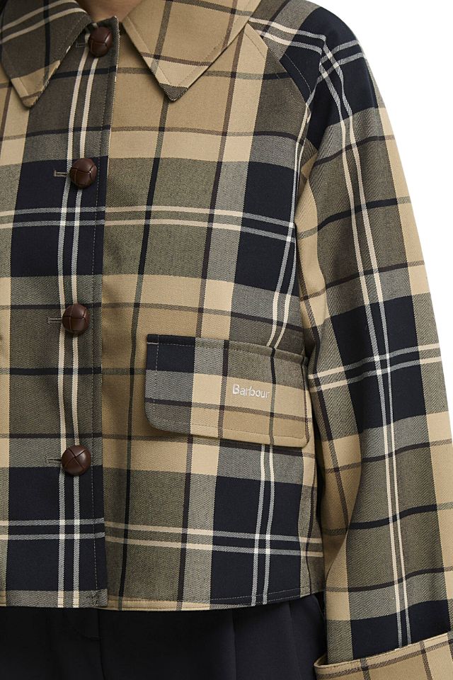 Delilah Checked Showerproof Jacket - Birchwood Dress