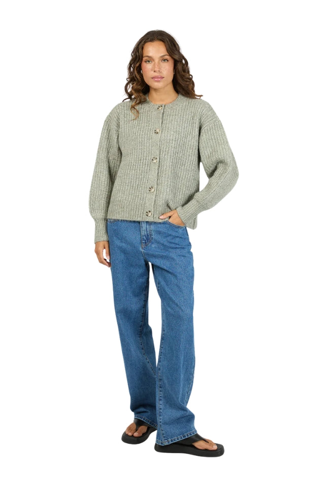 Mari Knit Cardigan - Khaki