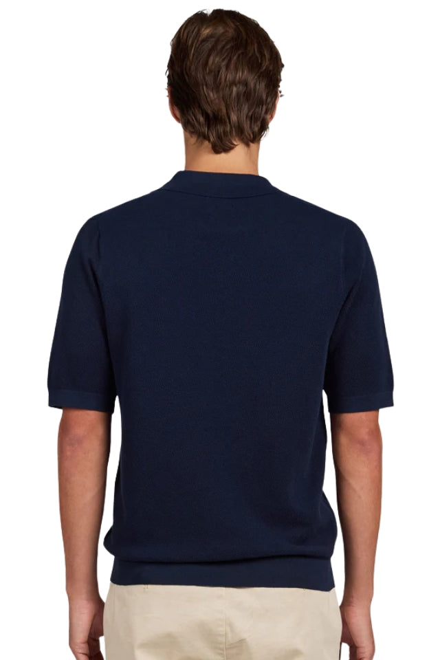 Riley Knit Polo - Navy