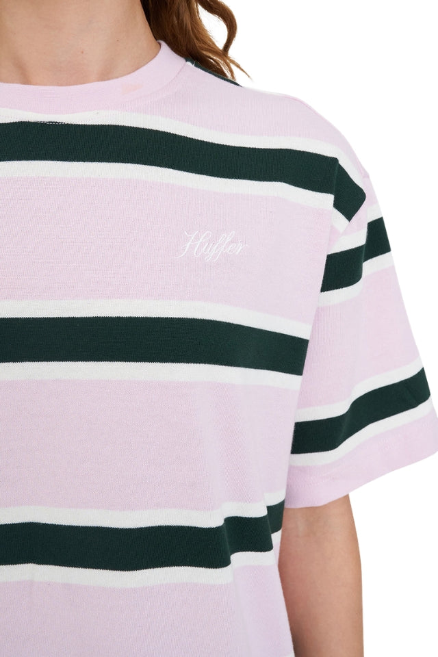 Brooklyn Relax Tee - Green/Pink