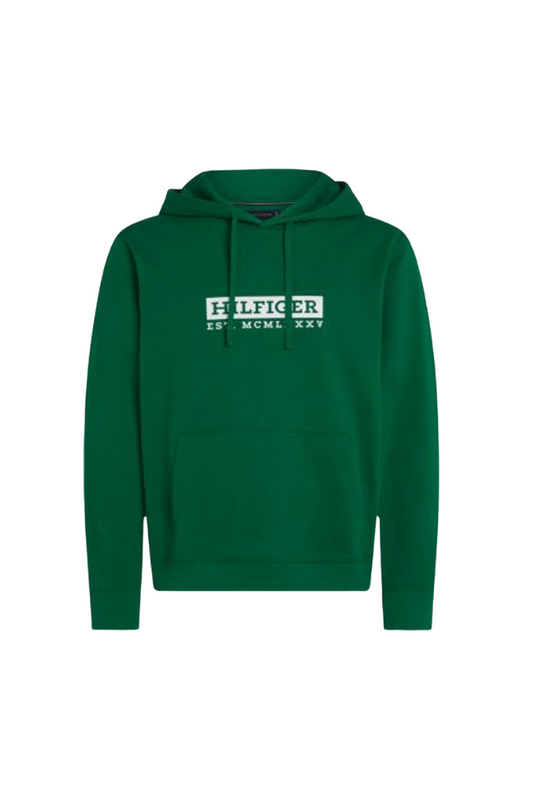 Colour Graphic Hoodie - Nouveau Green