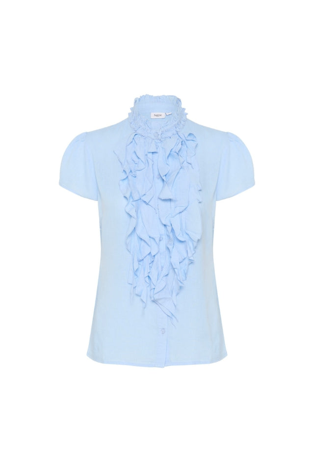 ElliSZ SS Shirt - Chambray Blue