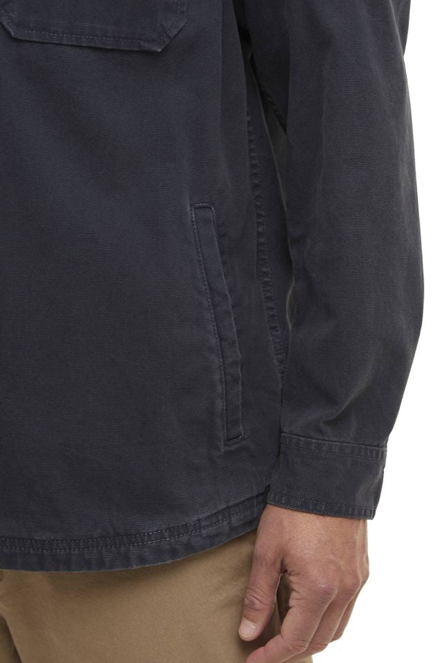 Lingfield Canvas Overshirt - Navy