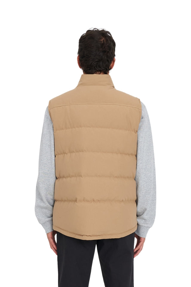 Mens Classic Down Vest - Tan