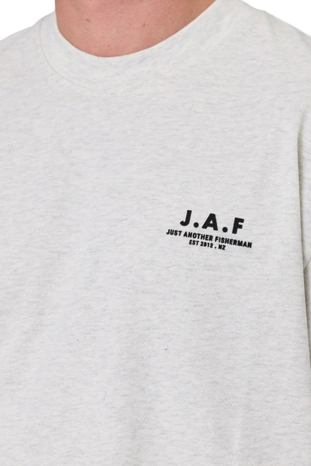 J.A.F Heavy Shore Tee - Silver Marle